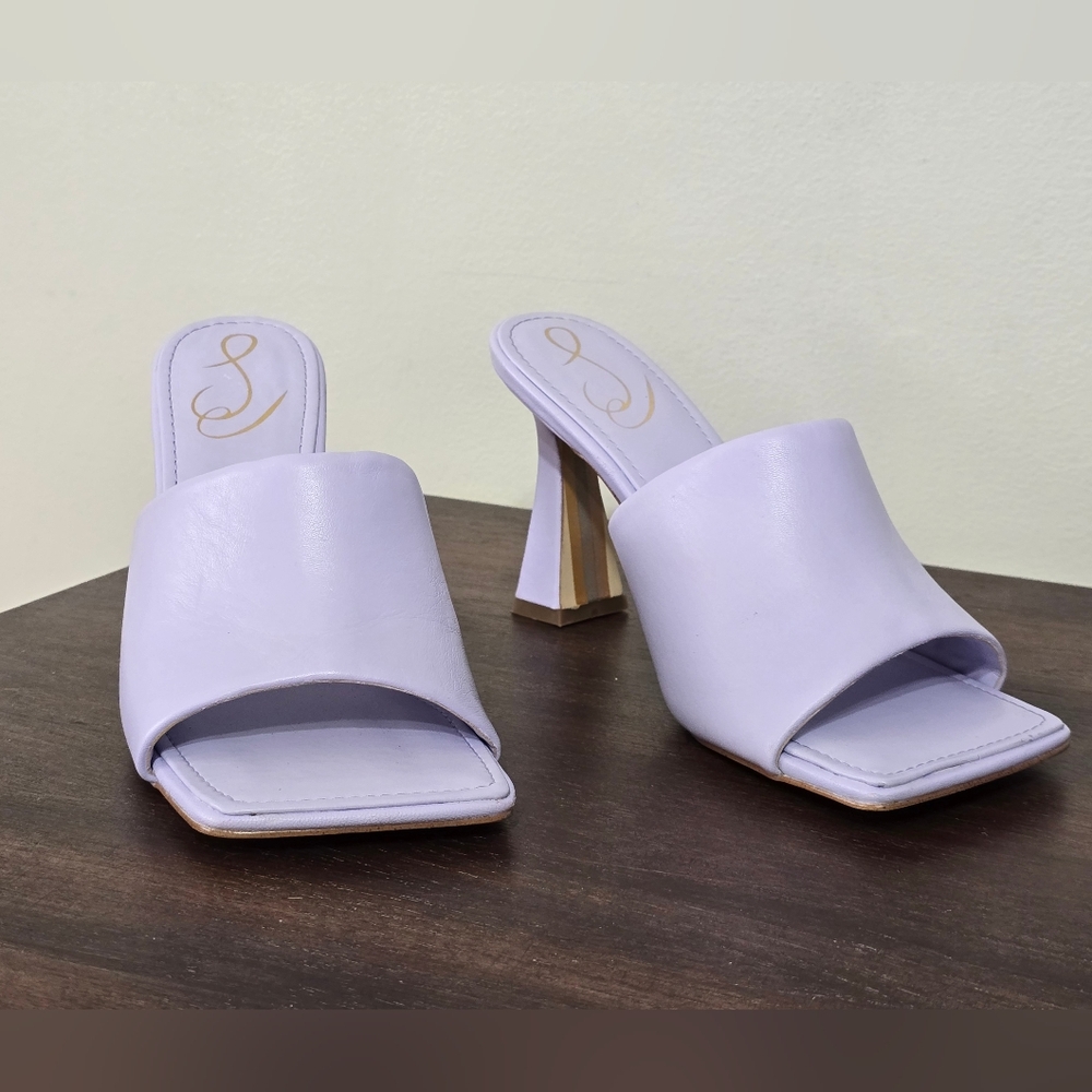 Sam Edelman Carmen Leather Slip-on Heels Women's Size 8M - Picture 4 of 13